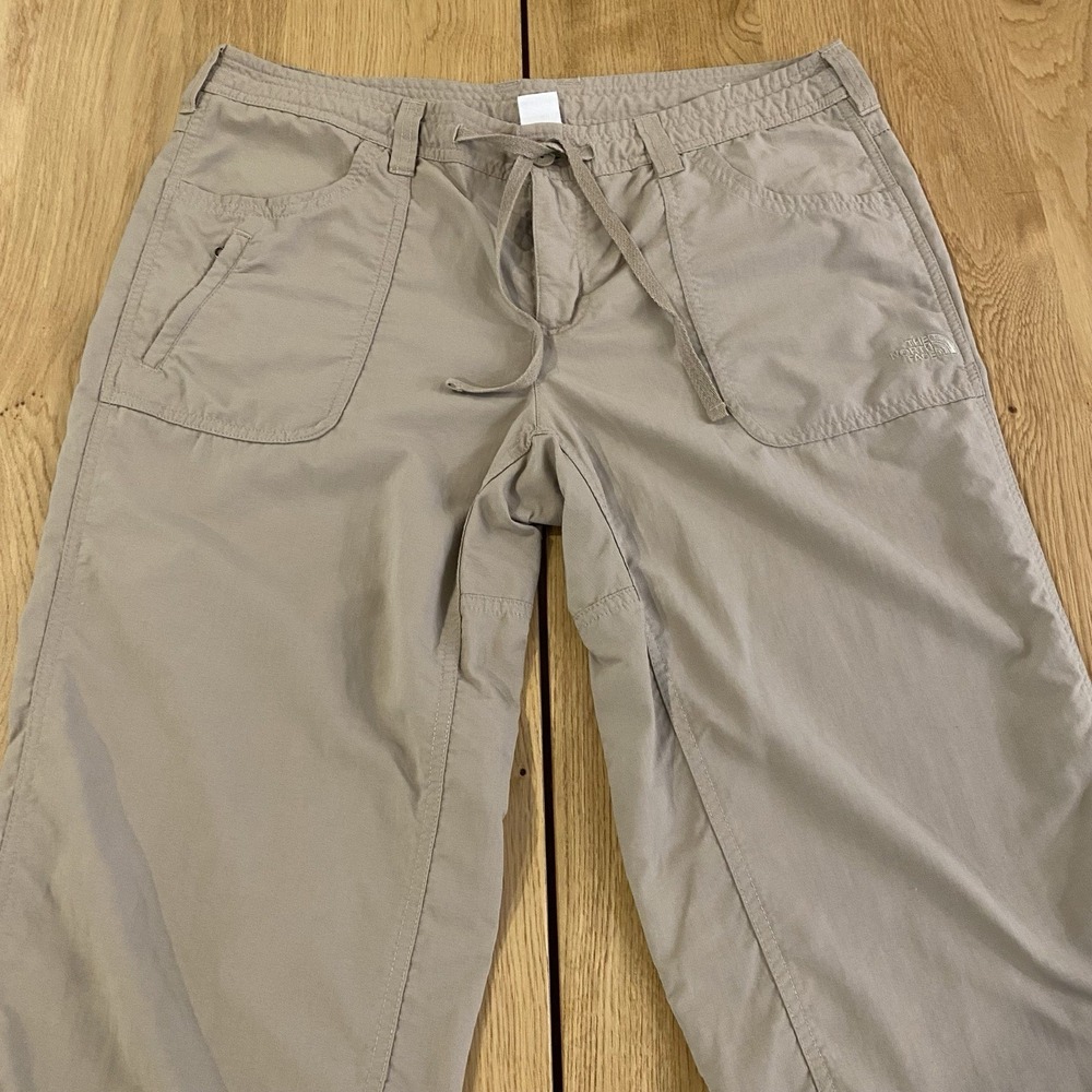 The North Face Horizon Tempest Hiking Pants Women's 14 Khaki Roll Tab Cuff